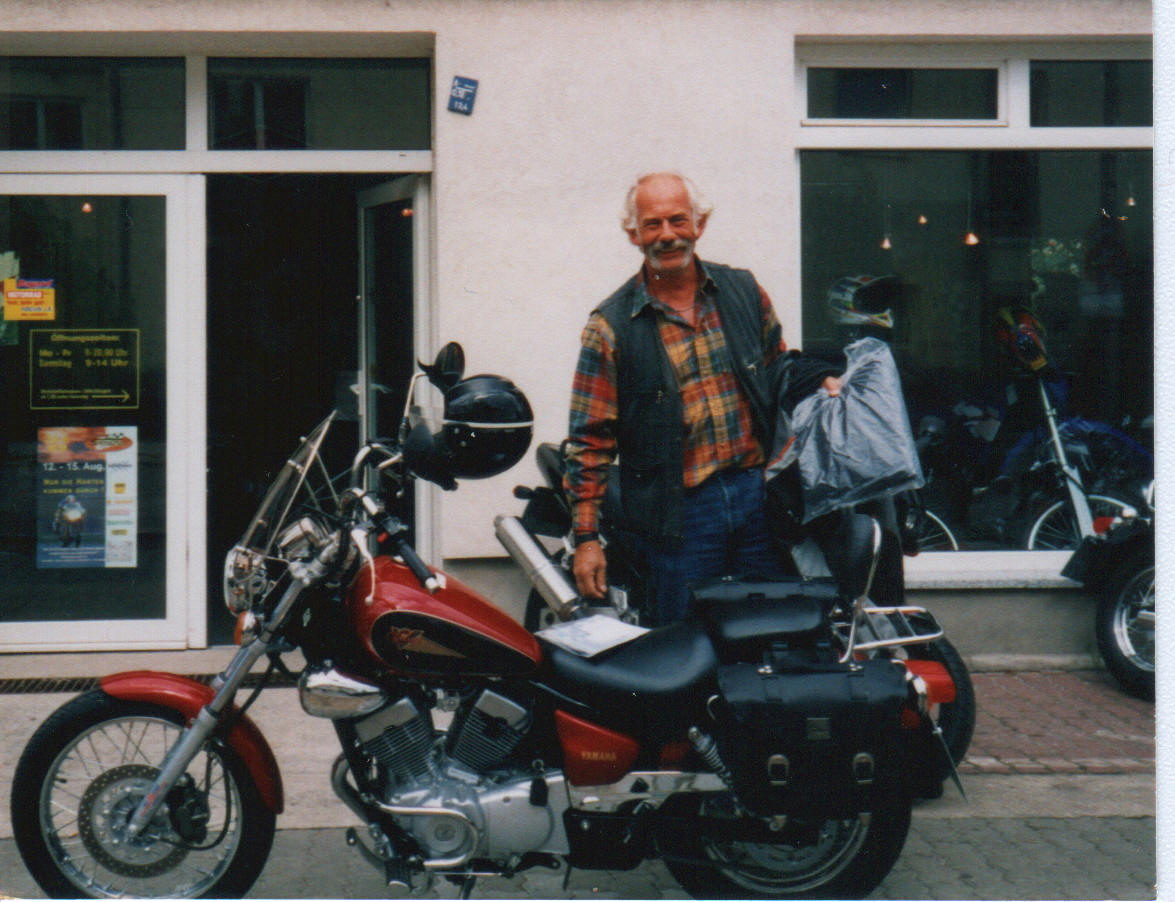 Mit meiner neuen YAMAHA VIRAGO